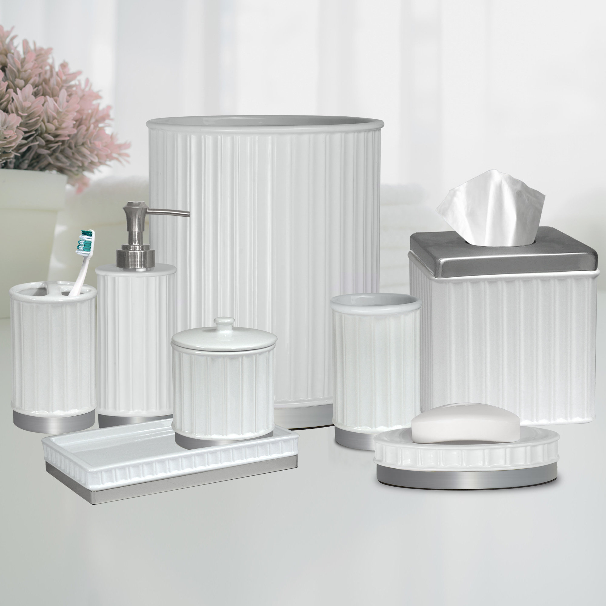 Shops 8 piece bathroom bundle